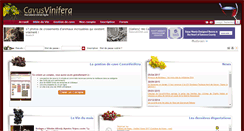 Desktop Screenshot of cavusvinifera.com